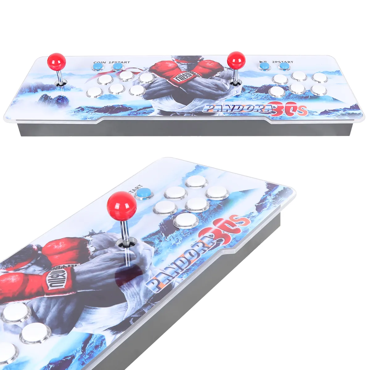 Picture of 1500 in 1 8 button Family 2 players joystick arcade console support change mainborad to update games arcade box